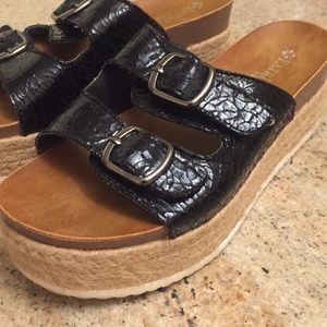 Patrizia sandals by spring step - used platform